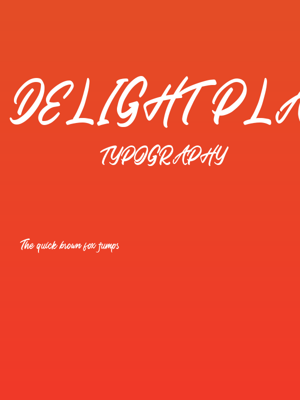 Delight place Poster