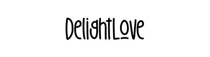 DelightLove  フリーフォントのダウンロード