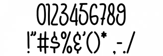 DelightLove Font OTHER CHARS