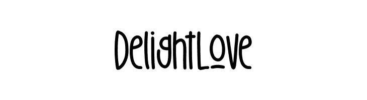 DelightLove  Free Fonts Download