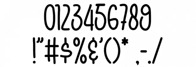 DelightLove Font OTHER CHARS