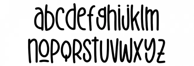 DelightLove Font Litere mici