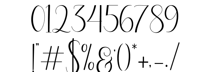 DelightScript Font Alte caractere