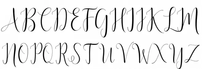 DelightScript Fuentes MAYÚSCULAS