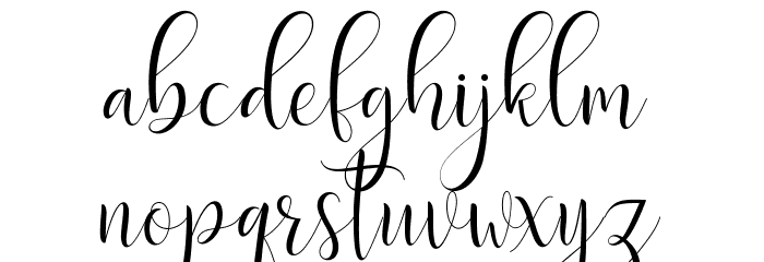 DelightScript Font Litere mici