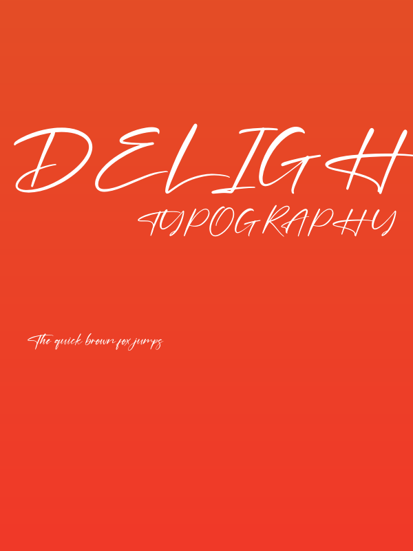Delight Poster