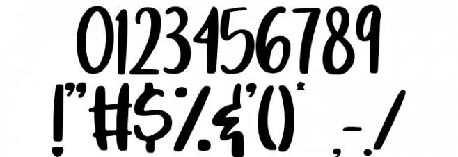 Delighted Font OTHER CHARS