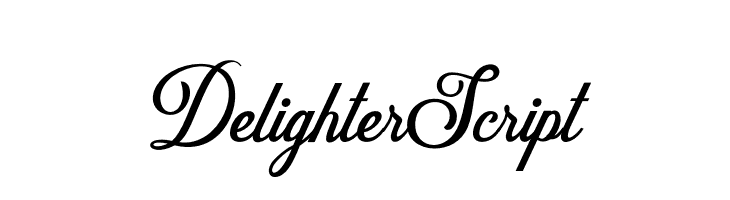 DelighterScript फ़ॉन्ट
