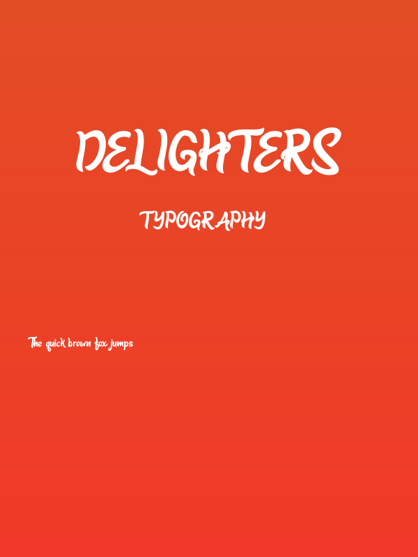 Delighters Poster