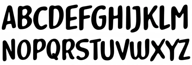 Delightious 字体 大写