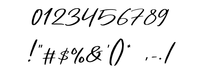 Delightis Font Alte caractere