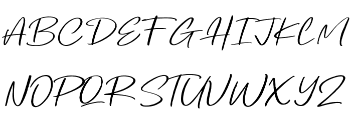 Delightis Font UPPERCASE