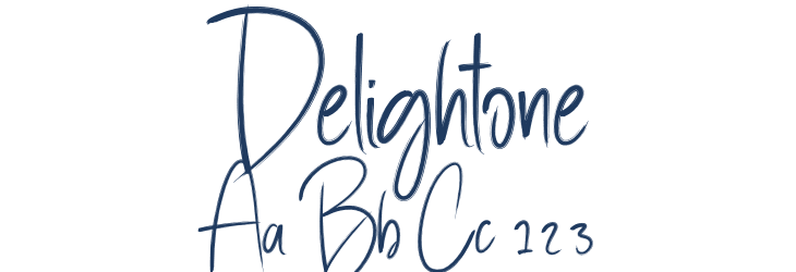 Delightone Font Preview