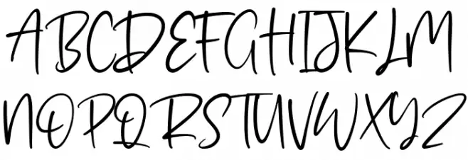 Delighty Schriftart Groß