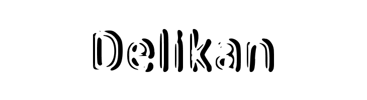 Delikan  नि: शुल्क फ़ॉन्ट्स डाउनलोड