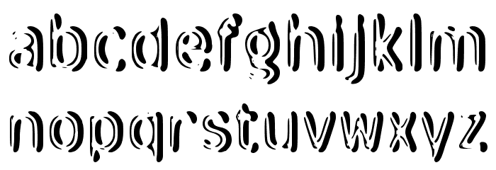 Delikan Font LOWERCASE