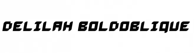 Delilah BoldOblique  Frei Schriftart Herunterladen
