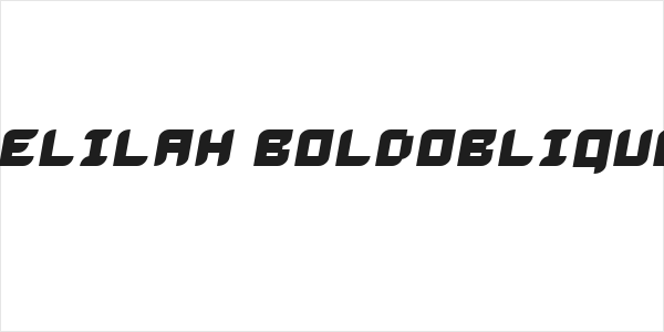 Delilah BoldOblique Logo