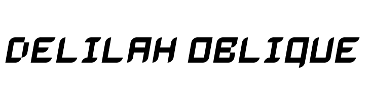 Delilah Oblique  Descarca Fonturi Gratis