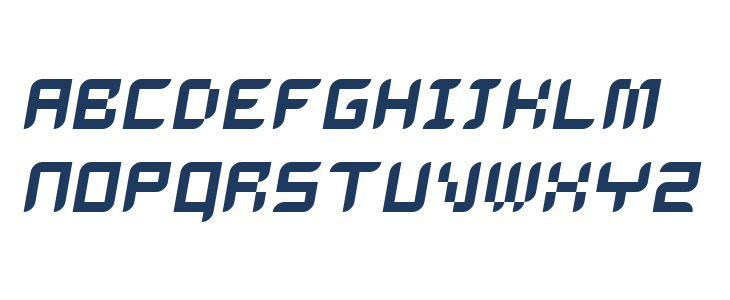 Delilah Oblique Uppercase