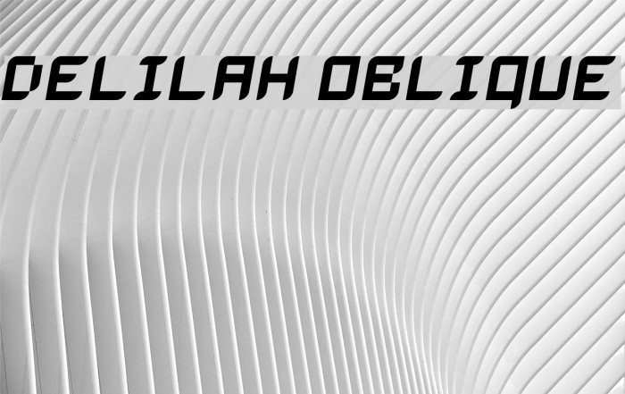 Delilah Oblique Example 3