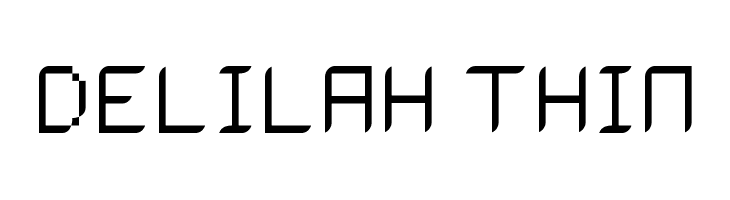 Delilah Thin  لخطوط تنزيل