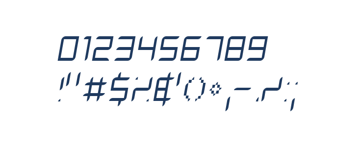 Delilah ThinOblique Other Characters