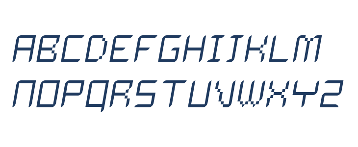 Delilah ThinOblique Uppercase