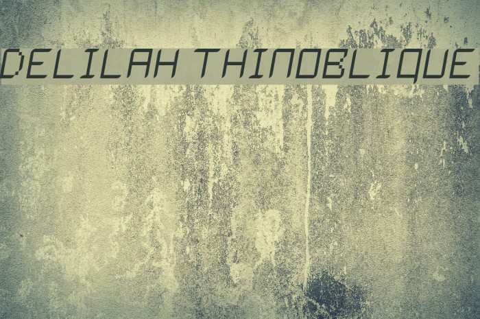 Delilah ThinOblique Example 1