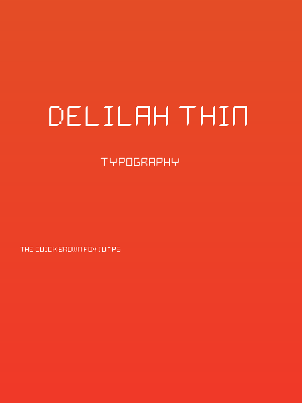 Delilah Thin Poster