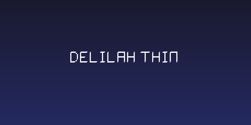 Delilah Thin Social Header