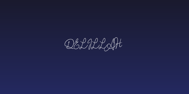 Delillah Social Header