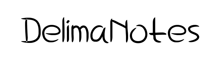 Delima Notes  नि: शुल्क फ़ॉन्ट्स डाउनलोड