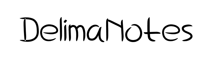 Delima Notes  Frei Schriftart Herunterladen