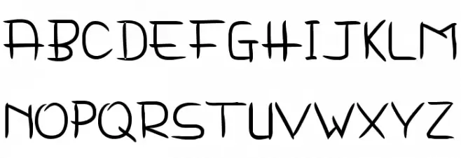 Delima Notes Schriftart Groß