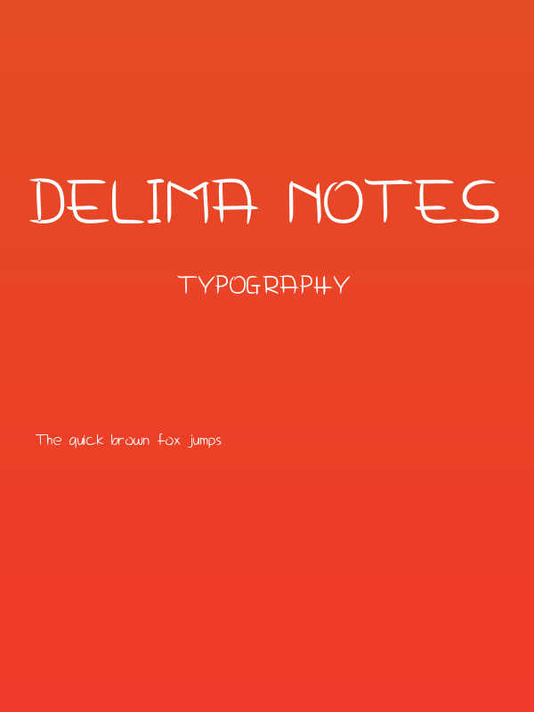 Delima Notes Poster