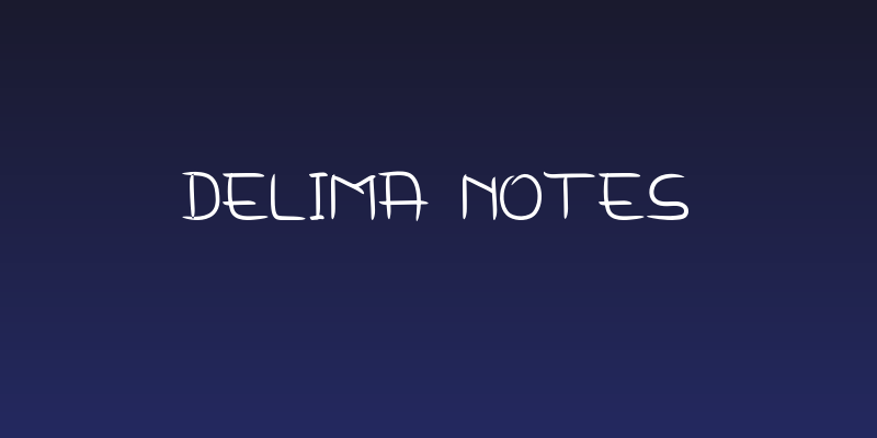 Delima Notes Social Header