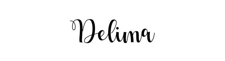 Delima  font caratteri gratis
