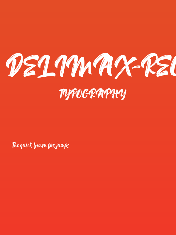 Delimax-Regular Poster