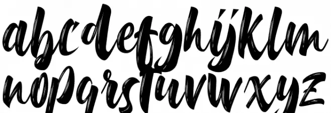 Delimax-Regular Font LOWERCASE