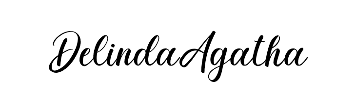 Delinda Agatha  フリーフォントのダウンロード