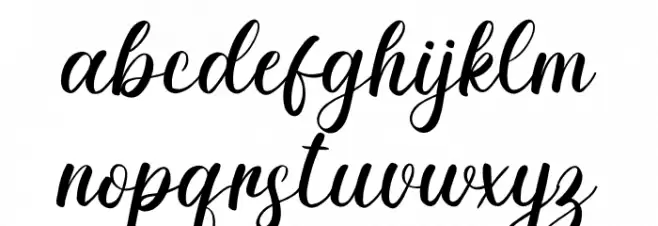 Delinda Agatha Font LOWERCASE