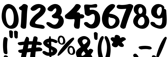 Deling Font OTHER CHARS