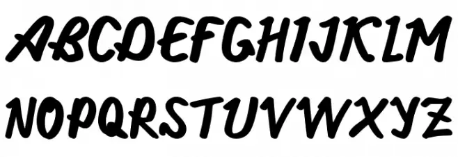 Deling Шрифта ВЕРХНИЙ
