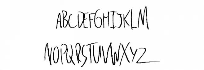 Delinquence 字体 大写