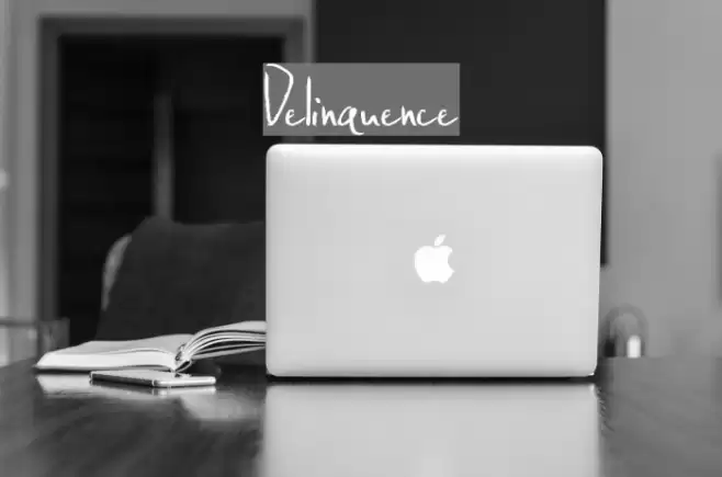 Delinquence Font examples