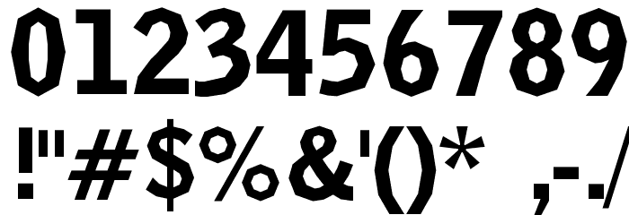 Delinquent-Black Schriftart Anderer Schreiben