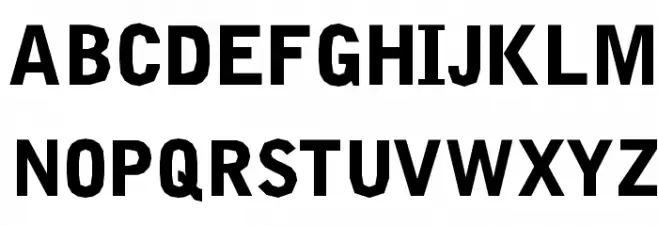 Delinquent-Black Schriftart Groß