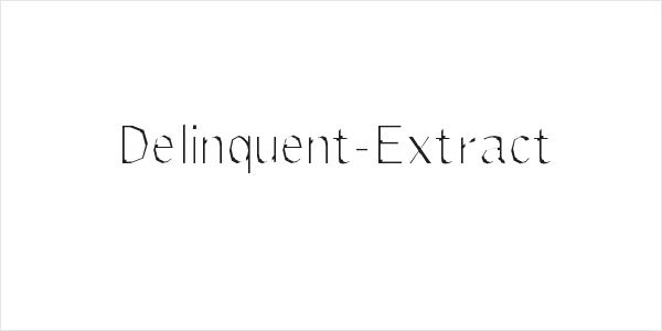 Delinquent-Extract Logo