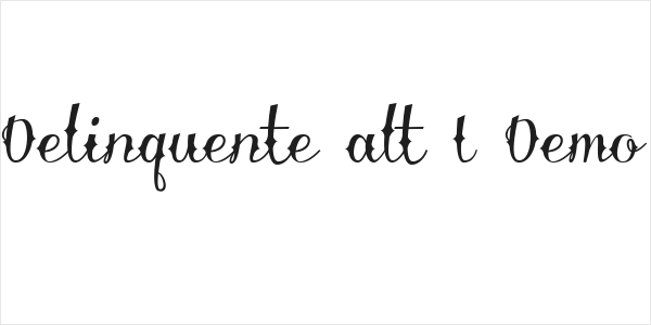 Delinquente alt I Demo Logo